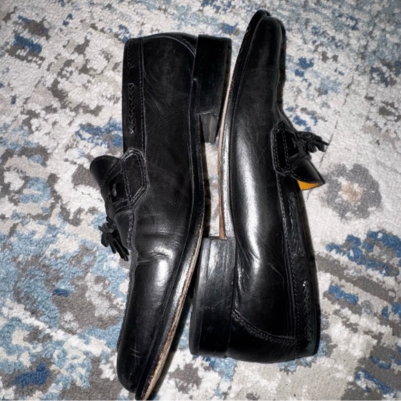 Johnston & Murphy Black Tassel Loafers main image 6